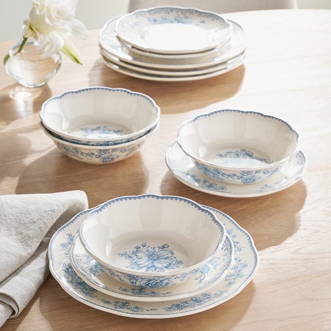 Agatha 12 Piece Stoneware Dinnerware