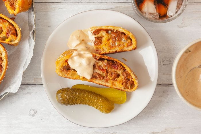 Garbage Bread served in a plate, ready to eat
